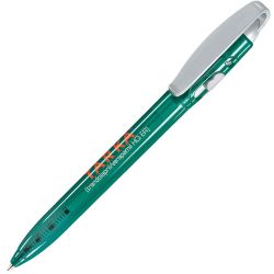 Ручка шариковая X-3 LX (зеленый, серебристый)
